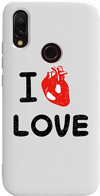 

Панель TOTO Pure TPU 2mm Print Case для Xiaomi Redmi 7 Love Heart White