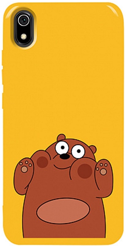 

Панель TOTO Pure TPU 2mm Print Case для Xiaomi Redmi 7A Bear Ups Yellow