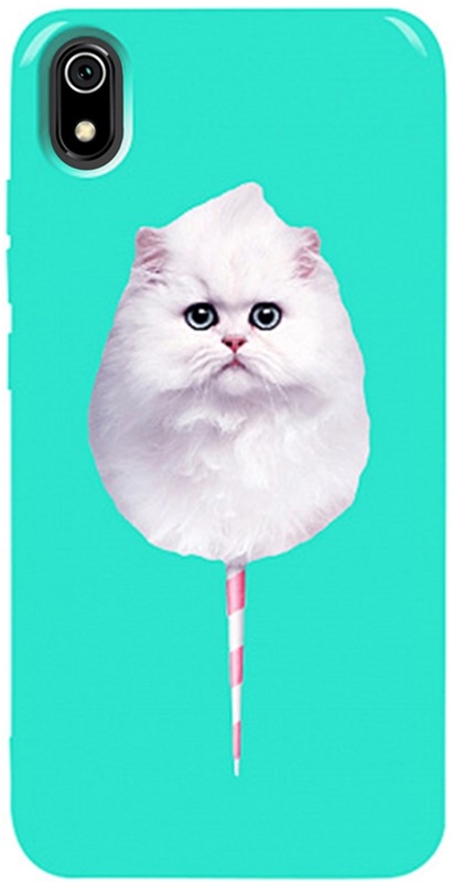 

Панель TOTO Pure TPU 2mm Print Case для Xiaomi Redmi 7A Cat Candy Mint