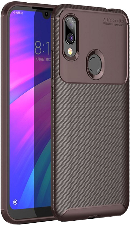 

Панель TOTO TPU Carbon Fiber 1.5mm Case для Xiaomi Redmi 7 Coffee