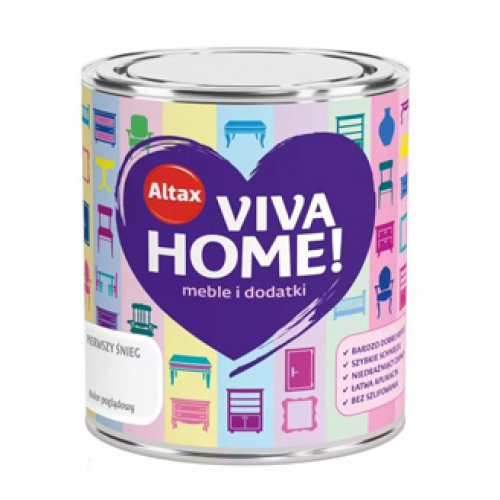 

Краска для мебели и интерьера Altax Viva Home на водной основе полуматовая