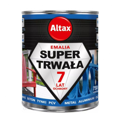 

Супер стойкая эмаль Altax Super Trwala Emalia универсальная для наружных работ светло-серая