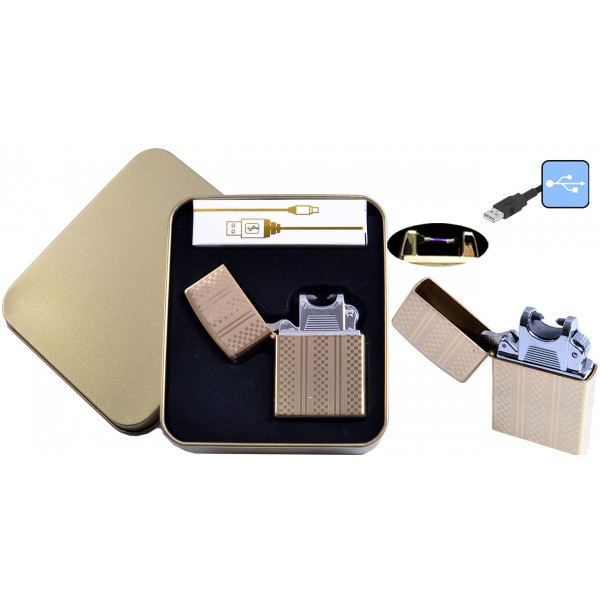 

Электроимпульсная зажигалка Jin lun (USB) №4706-3
