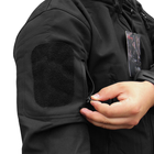 Тактична куртка № 2 ESDY A012 Black 2XL чоловіча - зображення 6