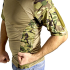 Тактична футболка з коротким рукавом Lesko A424 Camouflage M - зображення 2