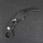 Ніж складаний керамбит Emerson Super Karambit (довжина: 20см, лезо: 9см) чорний, з шайбою emerson - зображення 6