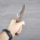 Нож складной Spyderco Stretch (длина: 210мм, лезвие: 94мм), коричневый - изображение 6