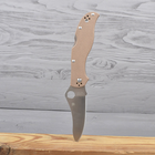 Нож складной Spyderco Stretch (длина: 210мм, лезвие: 94мм), коричневый - изображение 8