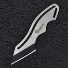 Нож тактический BOKER в ножнах (сталь 440сс, полная длина 15см), серебристый с черным - изображение 2