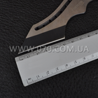 Нож тактический BOKER в ножнах (сталь 440сс, полная длина 15см), серебристый с черным - изображение 8