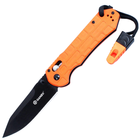 Нож складной Ganzo G7453Р-WS (длина: 210мм, лезвие: 90мм), оранжевый - изображение 1