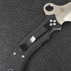 Нож складной Spyderco Khalsa (длина: 17.5см, лезвие: 8см), черный - изображение 6