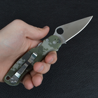 Ніж складаний SPYDERCO Para-Military С81 (довжина: 21.0 см, лезо: 8.7 см), камуфляжний - зображення 9