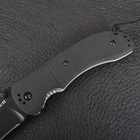 Нож складной Ontario Utilitac 2 Tactical JPT-3R (длина: 200мм, лезвие: 89мм), черный 8902 - изображение 5