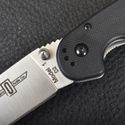 Нож складной Ontario RAT-1 D2 (длина: 216мм, лезвие: 89мм, сатин), черный 8867 - изображение 4