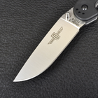 Нож складной Ontario RAT-1 (длина: 219мм, лезвие: 84мм, сатин), черный 8848 - изображение 3