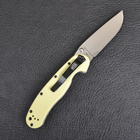 Нож складной Ontario RAT-1 D2 (длина: 216мм, лезвие: 89мм, сатин), tan 8867TN - изображение 7
