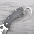 Ніж складаний керамбит SPYDERCO VG-10 (довжина: 170мм, лезо: 60мм), чорний - зображення 4