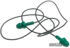 Беруші (бервуха)багаторазові MSA Right Reusable Ear Plugs 10087450 зі шнурком Green - зображення 1