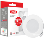 Светодиодный светильник Maxus со встроенным драйвером 8W 4100К (1-SDL-006-01)