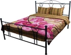 Комплект постільної білизни Руно Сатин 205х225 (845.137К_20-1315Fuchsia)