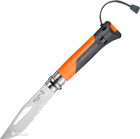 Туристический нож Opinel 8 VRI Outdoor Orange (2047893) - изображение 1