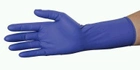 Одноразові рукавички нітрилові нестерильні без пудри Ampri Cobalt Basic Plus сині 200 шт Розмір XS - изображение 2