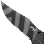 Нож SOG Trident Black Blade Serrated (TF3-BX) - изображение 2
