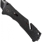 Нож SOG Trident Black Blade Serrated (TF3-BX) - изображение 3