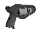 Поясная внутрибрючная кобура A-LINE для пистолетов малых габаритов черная (С1) - изображение 1