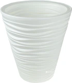 Вазон Prosperplast Sand 2 в 1 круглый 30 см Белый (79616-449)