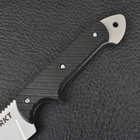 Ніж фіксований CRKT Dragon Knife Fighting Silver-Black (довжина: 236мм, лезо: 111мм) - зображення 4
