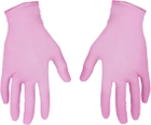 Одноразові рукавиці Nitromax нітрильні без пудри Розмір XS 10 шт. Рожеві (NT-NTR-PNKXS) (2200123124562) - зображення 5