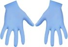 Одноразовые перчатки Nitromax нитриловые без пудры Размер XL 10 шт Голубые (NT-NTR-BLXL) (2200900897016) - изображение 3