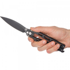 Нож Artisan Kinetic Balisong, D2, Steel black (1823PL-BK) - изображение 4