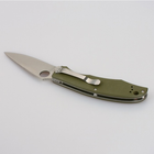 Нож складной Ganzo G732 (длина: 215мм, лезвие: 95мм, сатин), зеленый - изображение 3