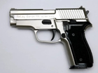 Пистолет стартовый Retay Baron HK кал. 9 мм. Цвет - nickel. 11950317 - изображение 2