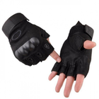 Тактичні безпалі рукавички (велоперчатки, мотоперчатки) Oakley Black Розмір L - зображення 1