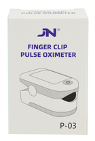 Пульсометр оксиметром на палець (пульсоксиметр) JN P03 TFT White - зображення 7