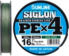 Шнур Sunline Siglon PE х4 300 м #1.0/0.171 мм 7.7 кг Темно-зеленый (16580946)