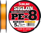 Шнур Sunline Siglon PE х8 150 м # 0.3/0.094 мм 2.1 кг Оранжевый (16580984)