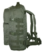 Тактичний туристичний міцний рюкзак трансформер 40-60 5.15.b літрів олива. - зображення 4