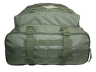 Тактичний туристичний міцний рюкзак трансформер 40-60 5.15.b літрів олива. - зображення 8