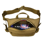 Сумка тактична поясна повсякденна sandwich bag 2L Protector Plus khaki - зображення 6