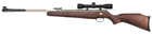 Пневматичеcкая винтовка Beeman Silver Kodiak Gas Ram, 4,5 мм 330 м/с, ОП 4х32, приклад-дерево (10774GP) - изображение 1