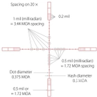 Оптичний приціл Hawke Sidewinder 8.5-25x42 SF 20x 1/2 Mil Dot IR (925705) - зображення 7