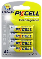 Акумулятор NiMH AA 2600 мАг PKCELL 1.2 У 4 шт.