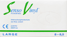Перчатки защитные виниловые Vinyl Senso без пудры нестерильные A.Q.L 1.5 размер L 7-7.5 100 шт (9007396000271) - изображение 2