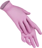 Одноразові рукавиці XoKo нітрилові без пудри Розмір M 10 шт. Рожеві (9869201151949) - зображення 3