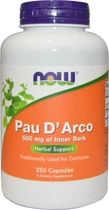 Натуральна добавка Now Foods Pau D'Arco екстракт гелеві Капсули